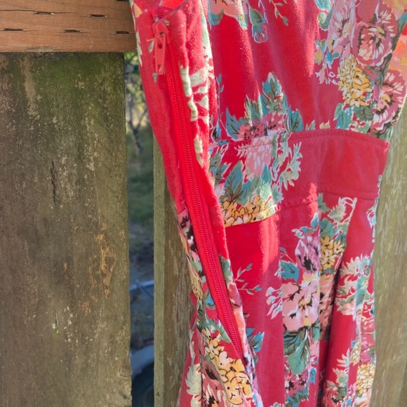 A-Line Floral Midi Dress - Picture 6 of 16